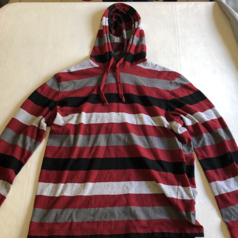 Shirt Jacket Red White Black XL Hawk